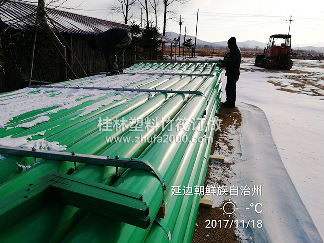 桂林塑料竹筏定制订做零下冰冻测试